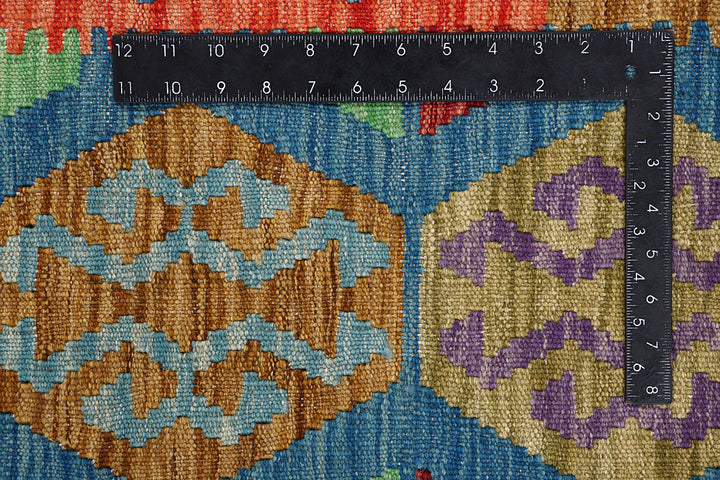 Multi Colored Kilim 6' 9 x 9' 7 - No. 64484 - ALRUG Rug Store