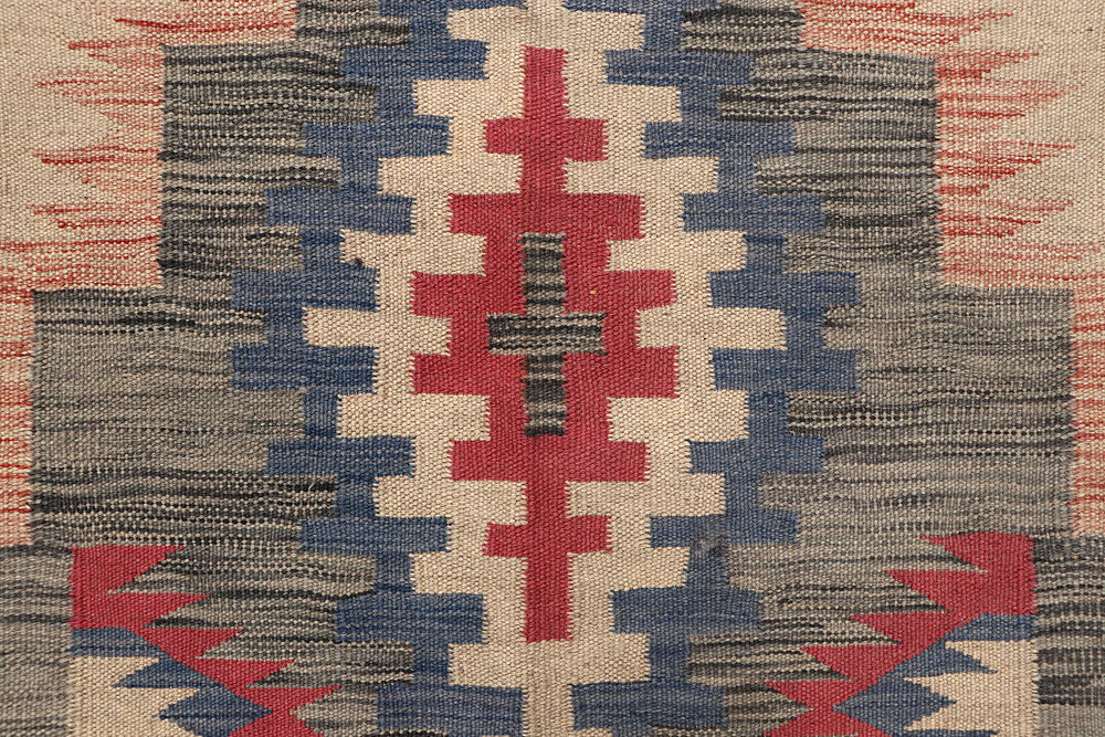 Multi Colored Kilim 6' x 8' 11 - No. 64490 - ALRUG Rug Store