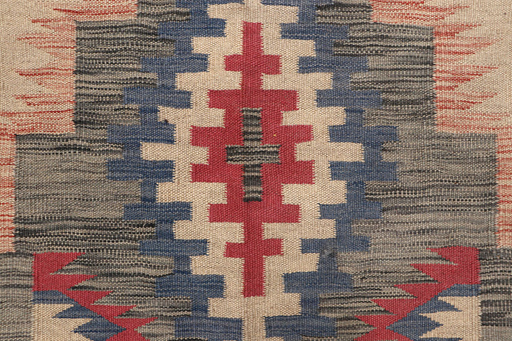 Multi Colored Kilim 6' x 8' 11 - No. 64490 - ALRUG Rug Store
