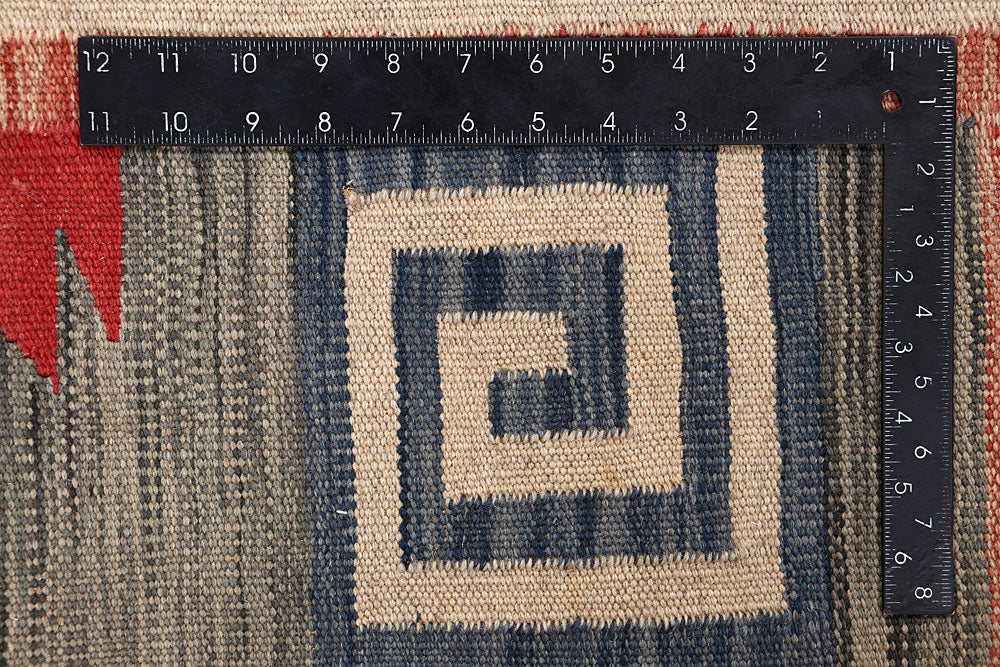 Multi Colored Kilim 6' x 8' 11 - No. 64490 - ALRUG Rug Store