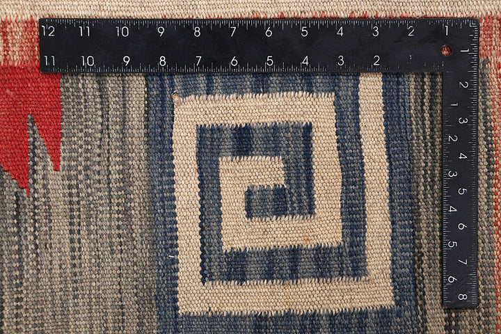 Multi Colored Kilim 6' x 8' 11 - No. 64490 - ALRUG Rug Store