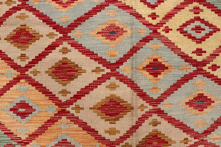 Multi Colored Kilim 6' 7 x 9' 10 - No. 64493 - ALRUG Rug Store