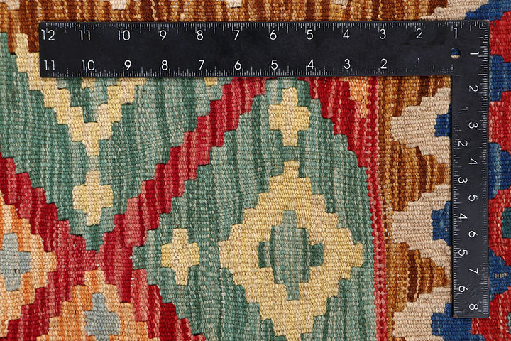 Multi Colored Kilim 6' 7 x 9' 10 - No. 64493 - ALRUG Rug Store