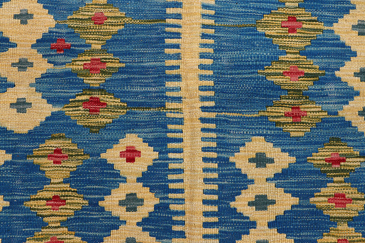 Multi Colored Kilim 6' 7 x 9' 11 - No. 64494 - ALRUG Rug Store