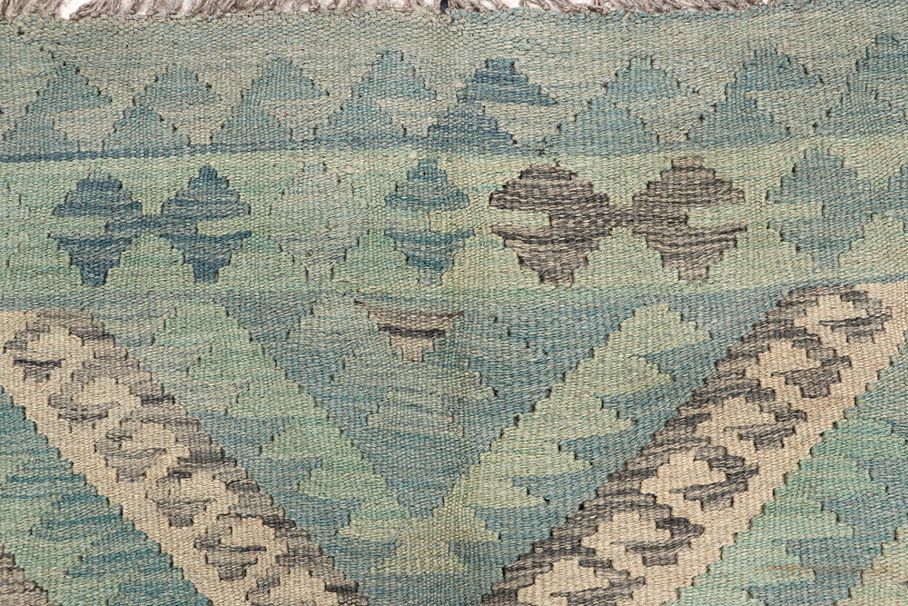 Multi Colored Kilim 6' 10 x 9' 10 - No. 64495 - ALRUG Rug Store