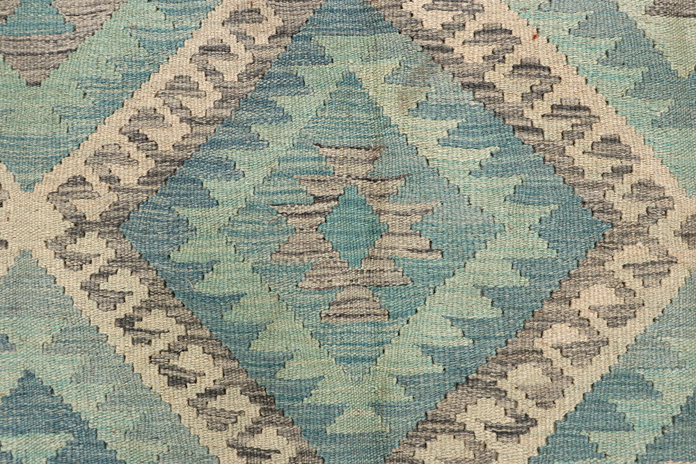 Multi Colored Kilim 6' 10 x 9' 10 - No. 64495 - ALRUG Rug Store