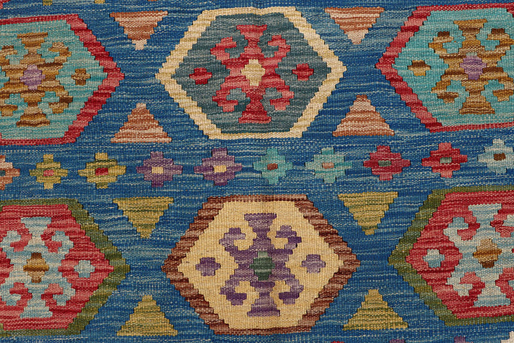 Multi Colored Kilim 6' 6 x 10' - No. 64499 - ALRUG Rug Store