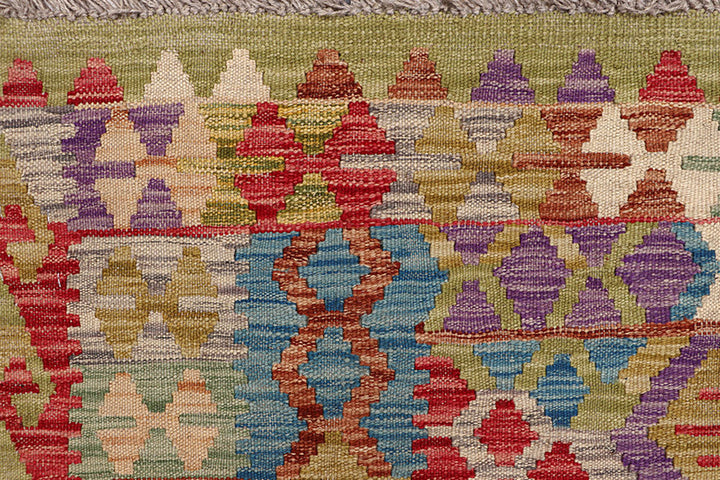 Multi Colored Kilim 6' 6 x 8' 1 - No. 64502 - ALRUG Rug Store