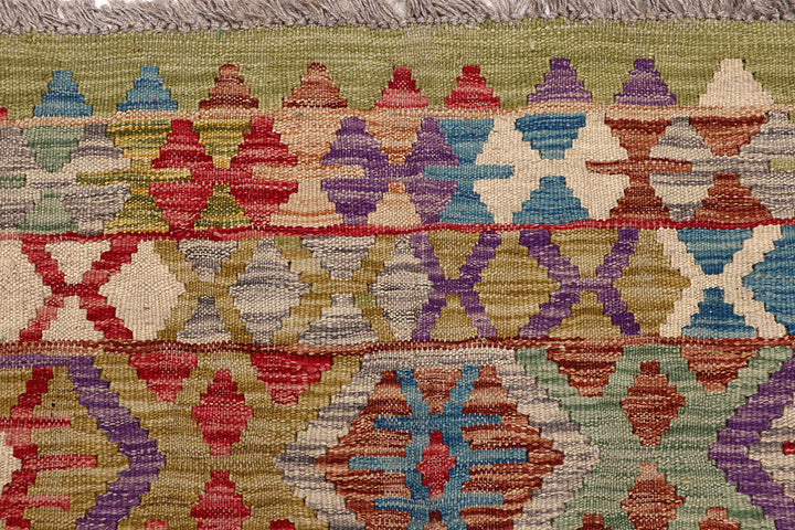 Multi Colored Kilim 6' 6 x 8' 1 - No. 64502 - ALRUG Rug Store