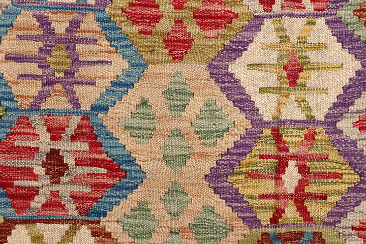 Multi Colored Kilim 6' 6 x 8' 1 - No. 64502 - ALRUG Rug Store