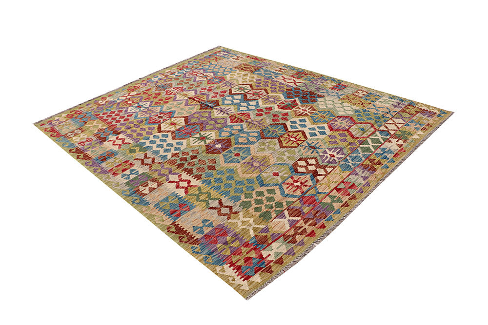 Multi Colored Kilim 6' 6 x 8' 1 - No. 64502 - ALRUG Rug Store