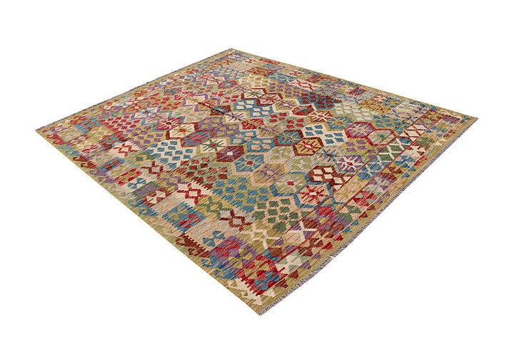 Multi Colored Kilim 6' 6 x 8' 1 - No. 64502 - ALRUG Rug Store