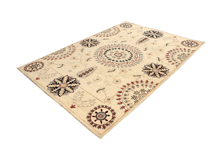 Blanched Almond Ziegler 5' 7 x 7' 9 - No. 64511 - ALRUG Rug Store