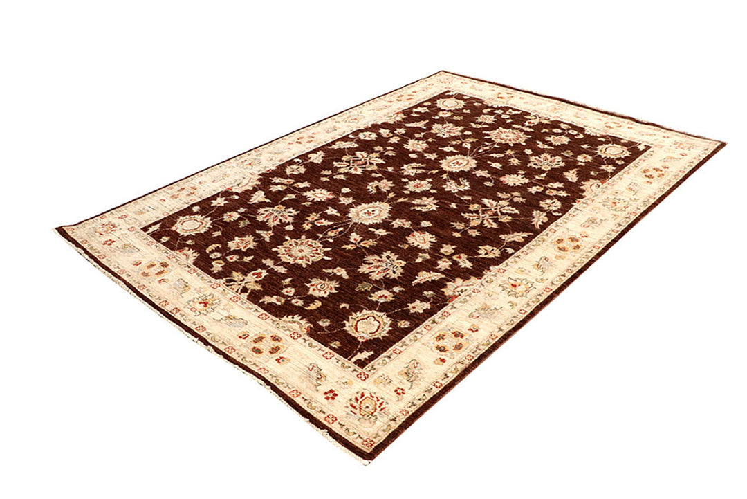 Saddle Brown Ziegler 5'  5" x 7'  9" - No. QA30186