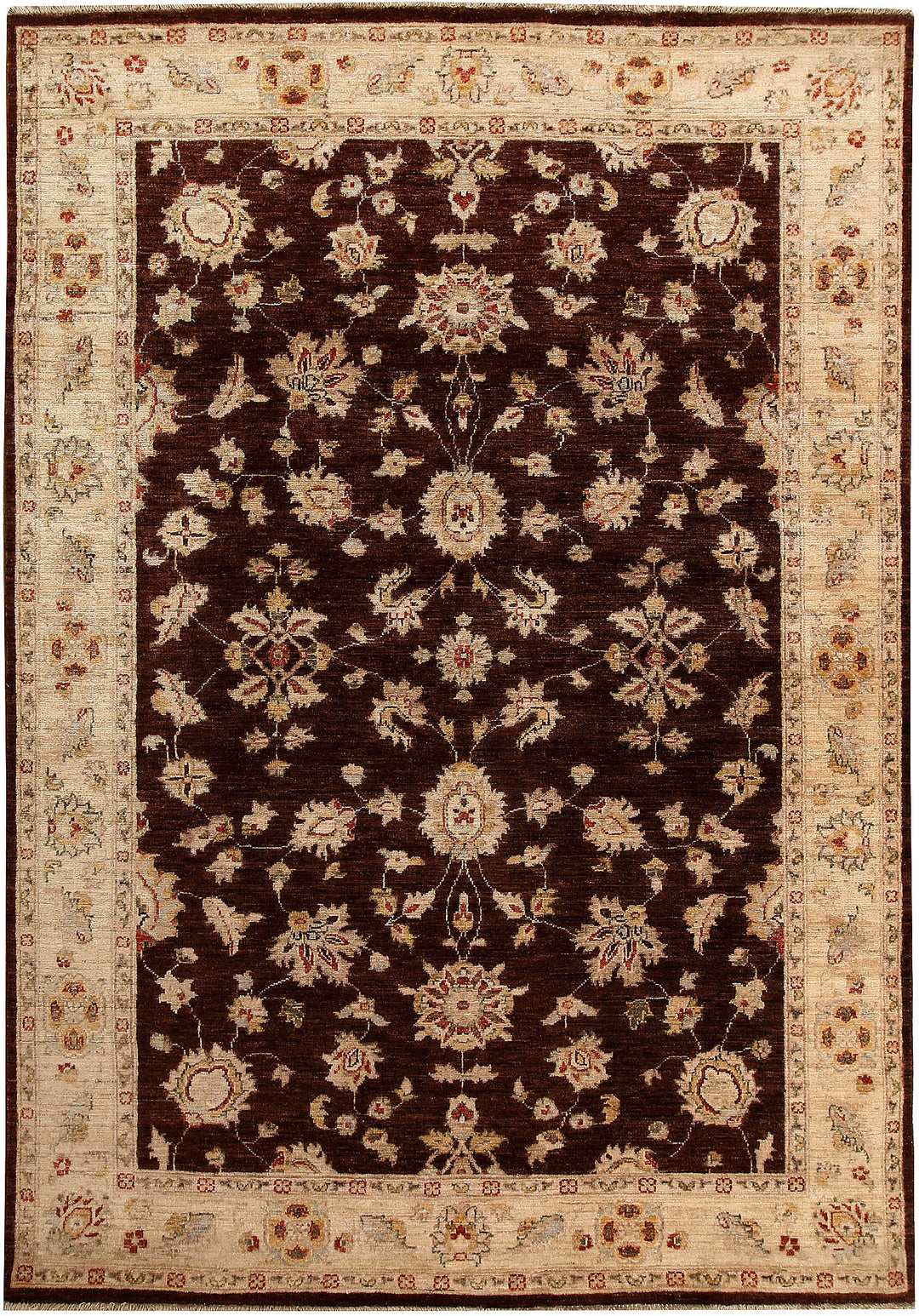Saddle Brown Ziegler 5' 5 x 7' 9 - No. 64519 - ALRUG Rug Store