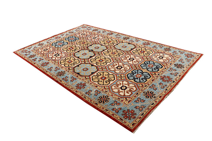 Multi Colored Ziegler 5' 10 x 8' 10 - No. 64521 - ALRUG Rug Store