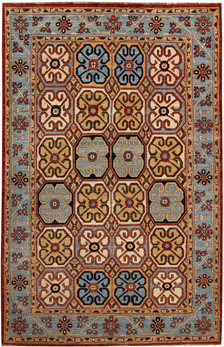 Multi Colored Ziegler 5' 10 x 8' 10 - No. 64521 - ALRUG Rug Store