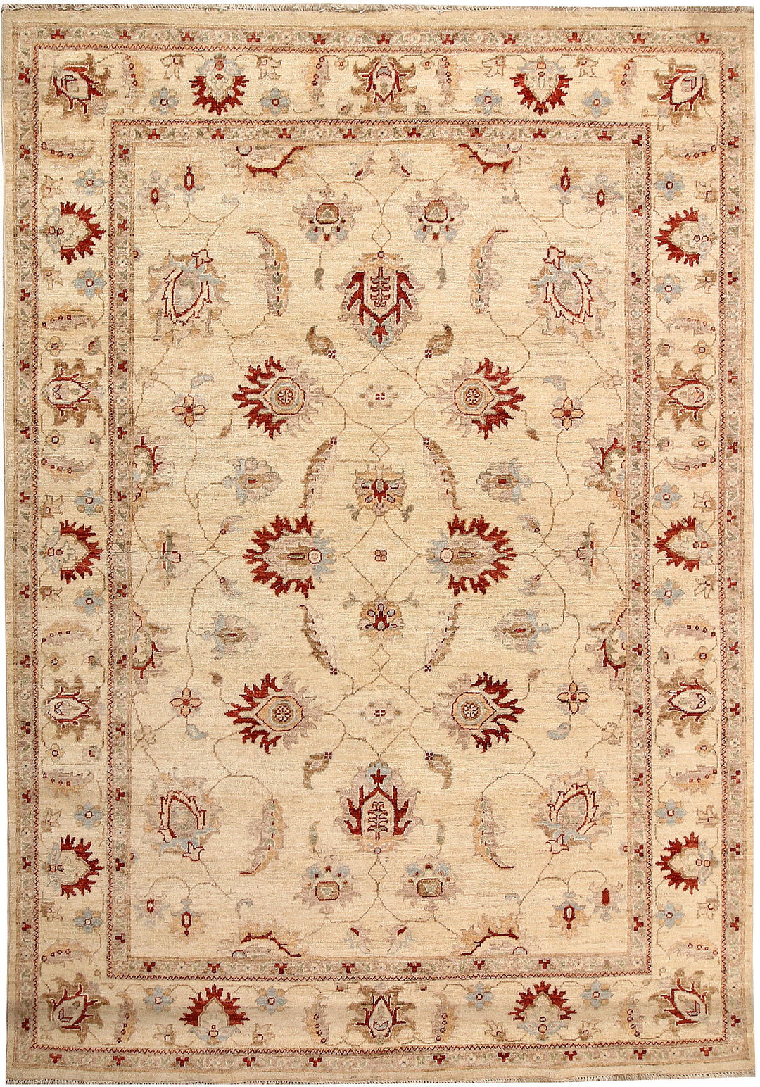 Blanched Almond Ziegler 5' 7 x 7' 10 - No. 64524 - ALRUG Rug Store
