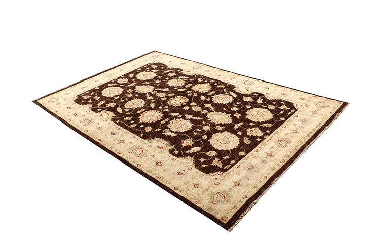 Saddle Brown Ziegler 5'  4" x 7'  8" - No. QA64103