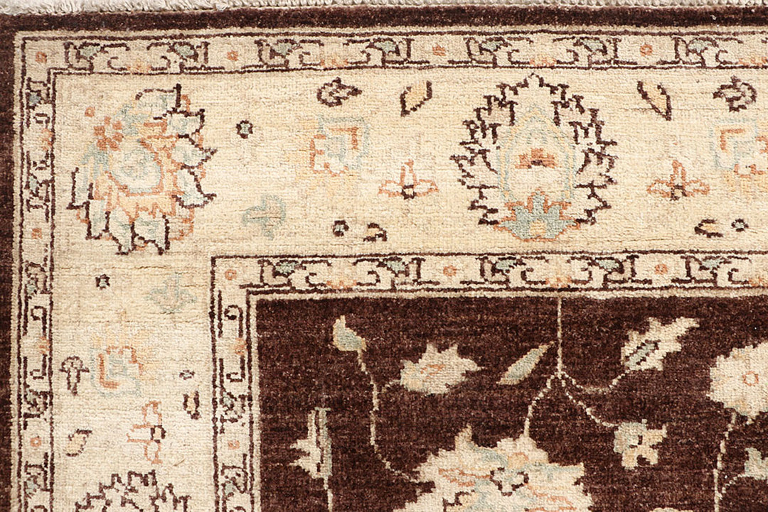 Saddle Brown Ziegler 5'  8" x 7'  9" - No. QA13531