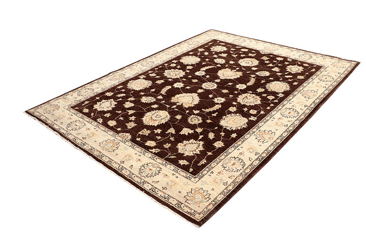 Saddle Brown Ziegler 5'  8" x 7'  9" - No. QA13531