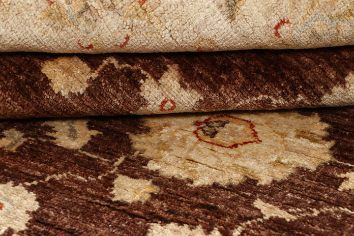 Saddle Brown Ziegler 5'  7" x 7'  9" - No. QA57021