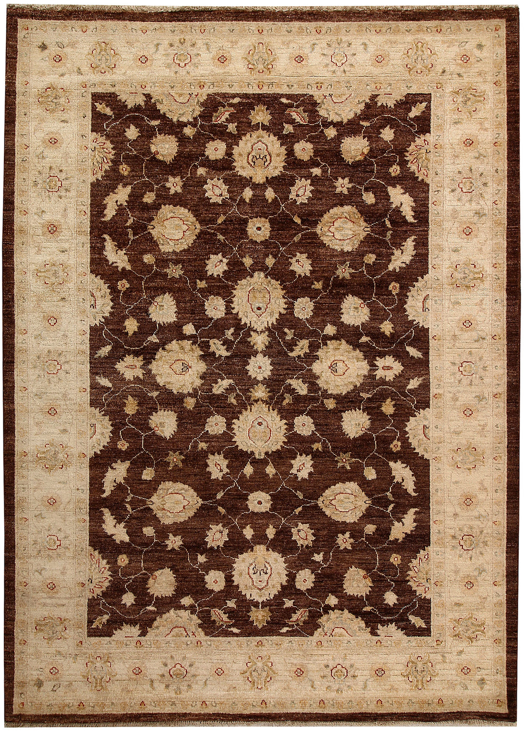 Saddle Brown Ziegler 5' 7 x 7' 9 - No. 64533 - ALRUG Rug Store