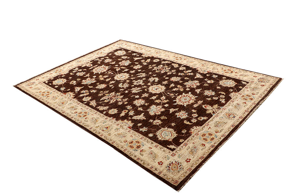 Saddle Brown Ziegler 5' 6 x 7' 8 - No. 64538 - ALRUG Rug Store