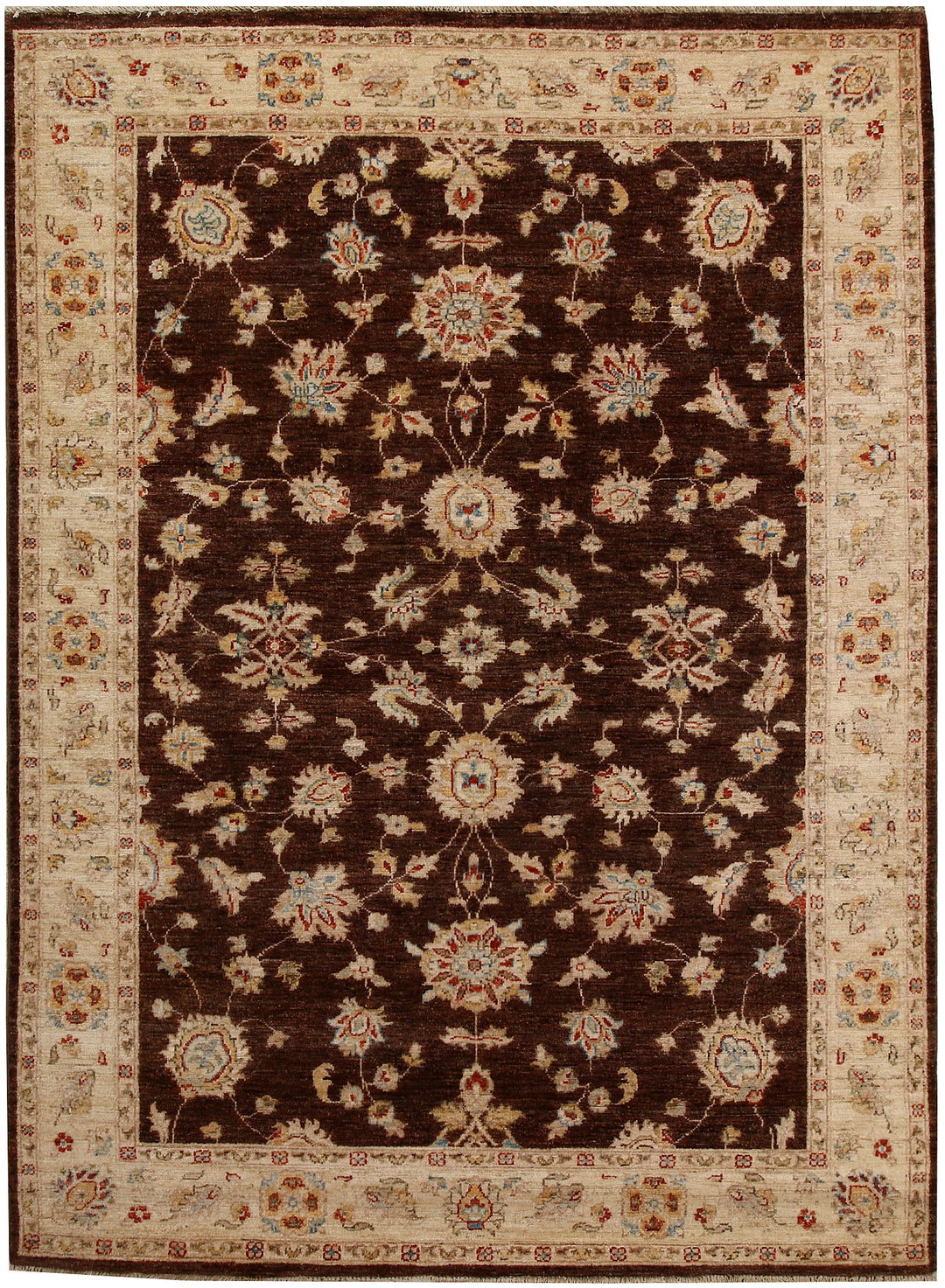 Saddle Brown Ziegler 5' 6 x 7' 8 - No. 64538 - ALRUG Rug Store