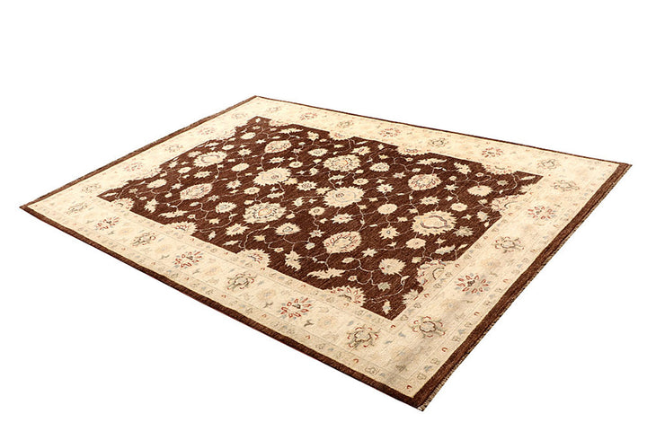 Saddle Brown Ziegler 5'  5" x 7'  8" - No. QA61354