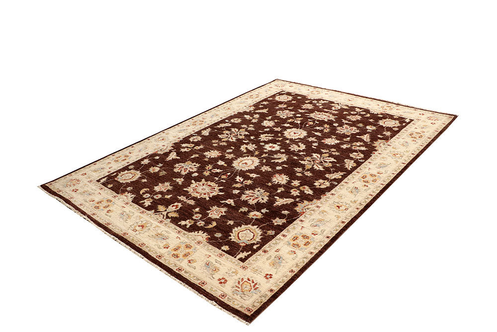 Saddle Brown Ziegler 5' 7 x 7' 11 - No. 64544 - ALRUG Rug Store