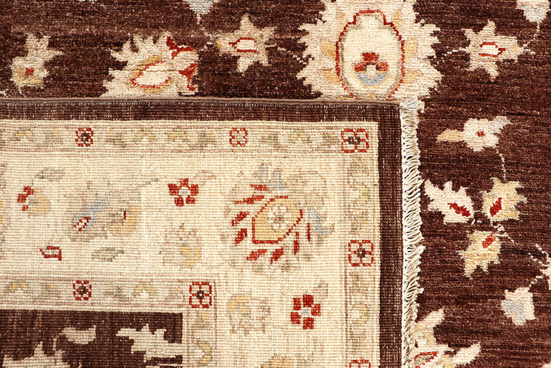 Saddle Brown Ziegler 5'  7" x 7'  11" - No. QA92637