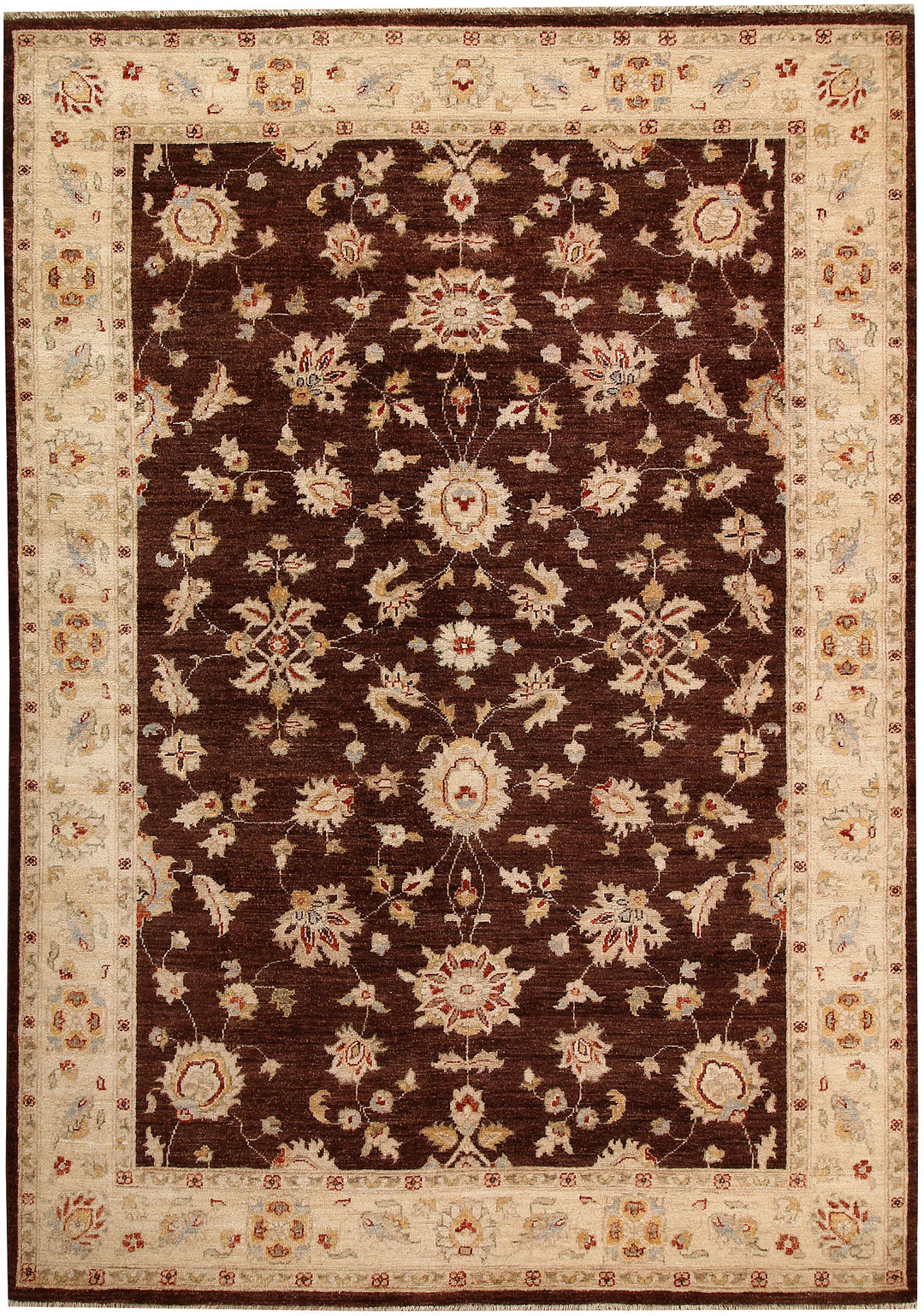 Saddle Brown Ziegler 5' 7 x 7' 11 - No. 64544 - ALRUG Rug Store