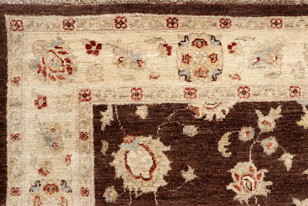 Saddle Brown Ziegler 5'  7" x 7'  9" - No. QA75609