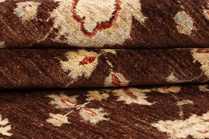 Saddle Brown Ziegler 5'  7" x 7'  9" - No. QA75609