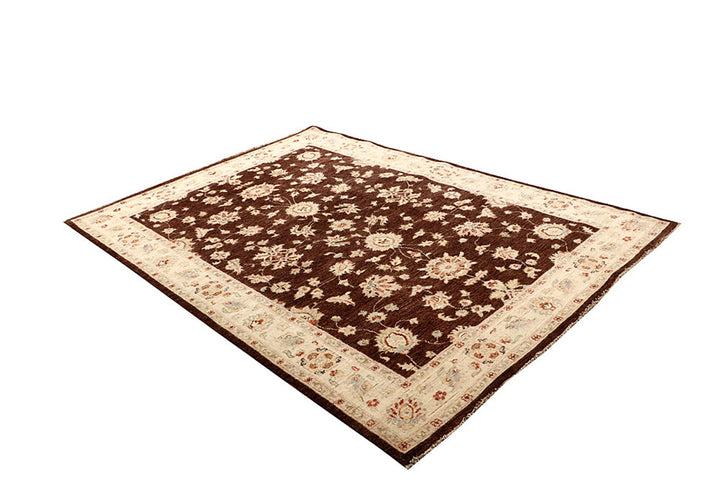 Saddle Brown Ziegler 5'  7" x 7'  9" - No. QA75609