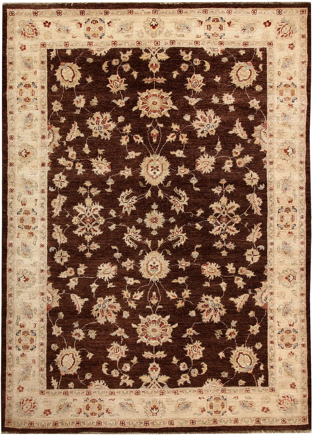 Saddle Brown Ziegler 5' 7 x 7' 9 - No. 64545 - ALRUG Rug Store
