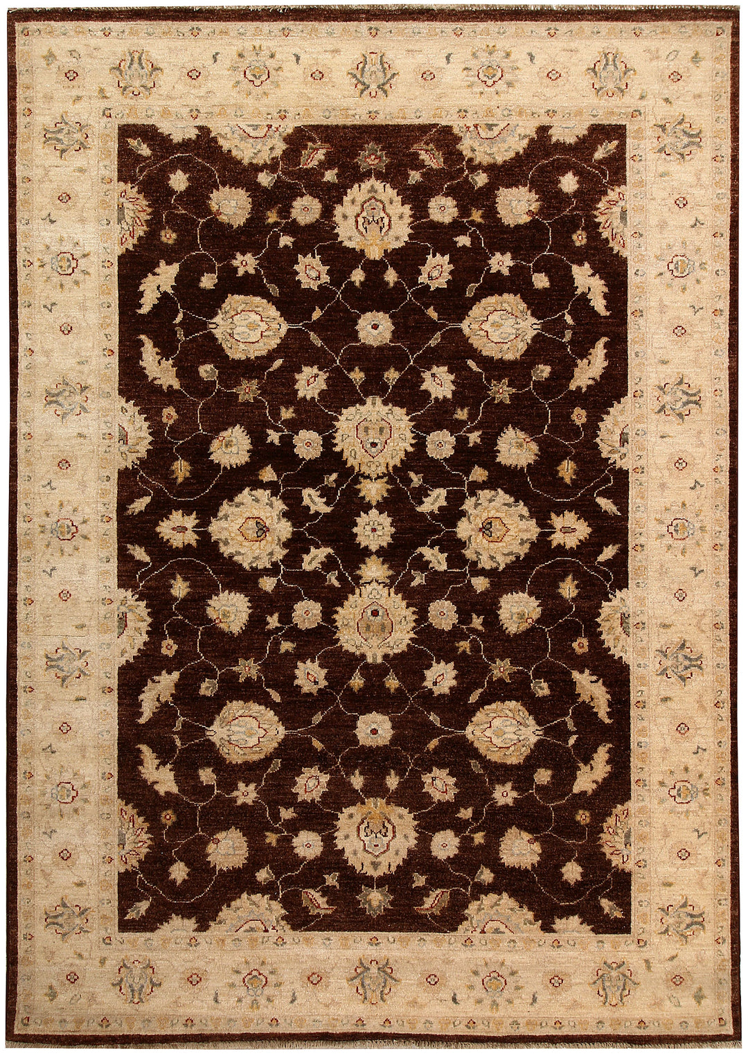 Saddle Brown Ziegler 5' 6 x 7' 10 - No. 64549 - ALRUG Rug Store