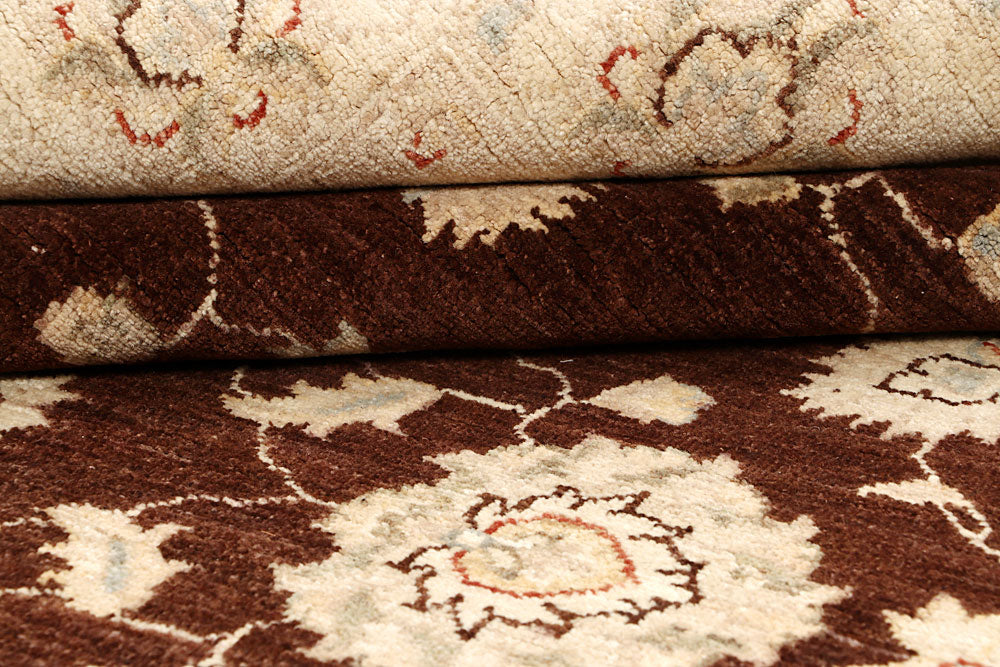 Saddle Brown Ziegler 5' 7 x 7' 9 - No. 64551 - ALRUG Rug Store