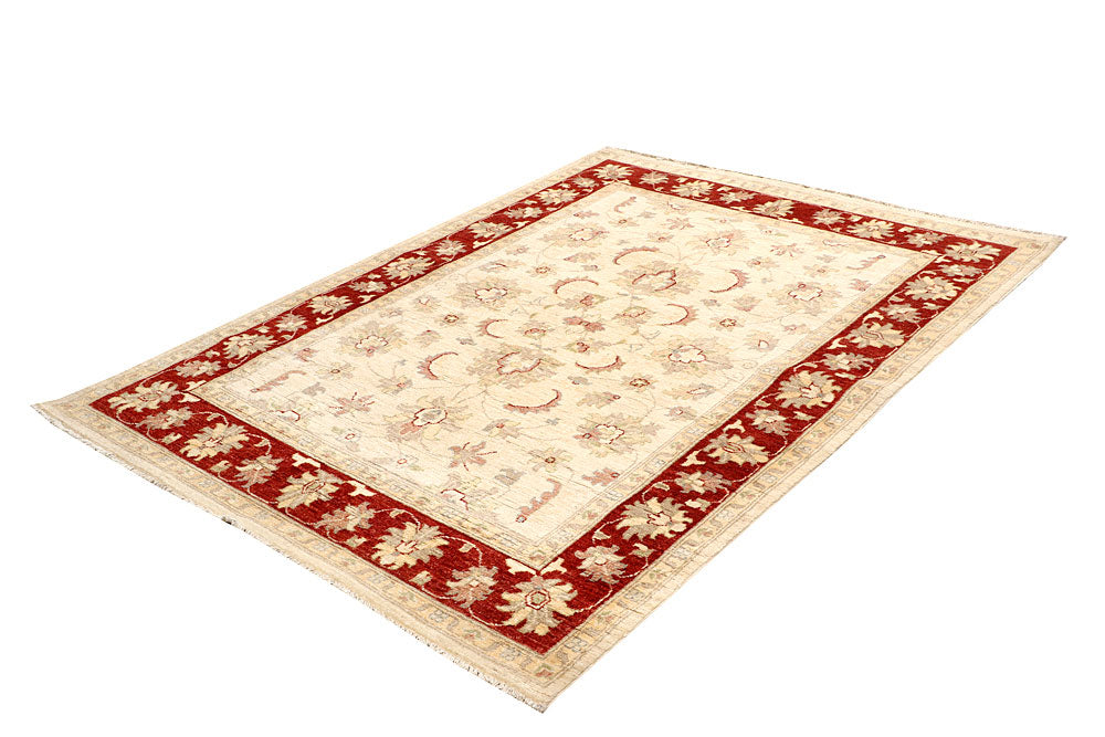 Blanched Almond Ziegler 4' 11 x 6' 6 - No. 64557 - ALRUG Rug Store