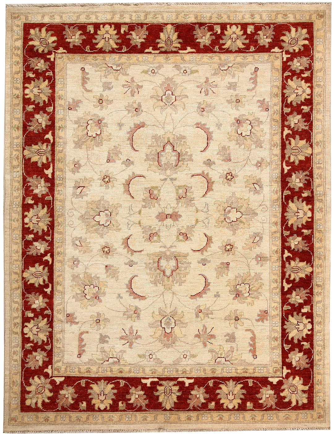 Blanched Almond Ziegler 4' 11 x 6' 6 - No. 64557 - ALRUG Rug Store