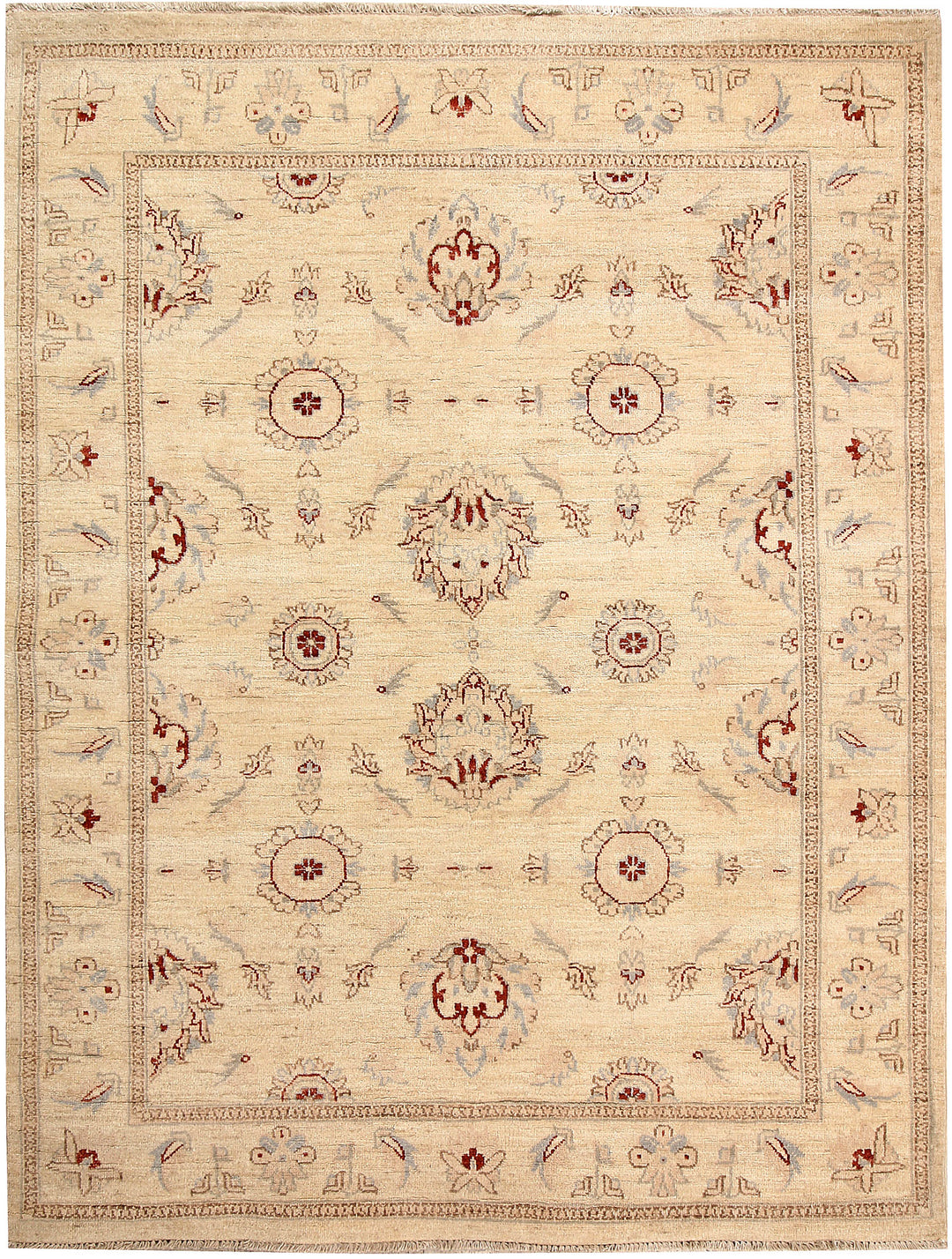 Blanched Almond Ziegler 4' 11 x 6' 8 - No. 64558 - ALRUG Rug Store