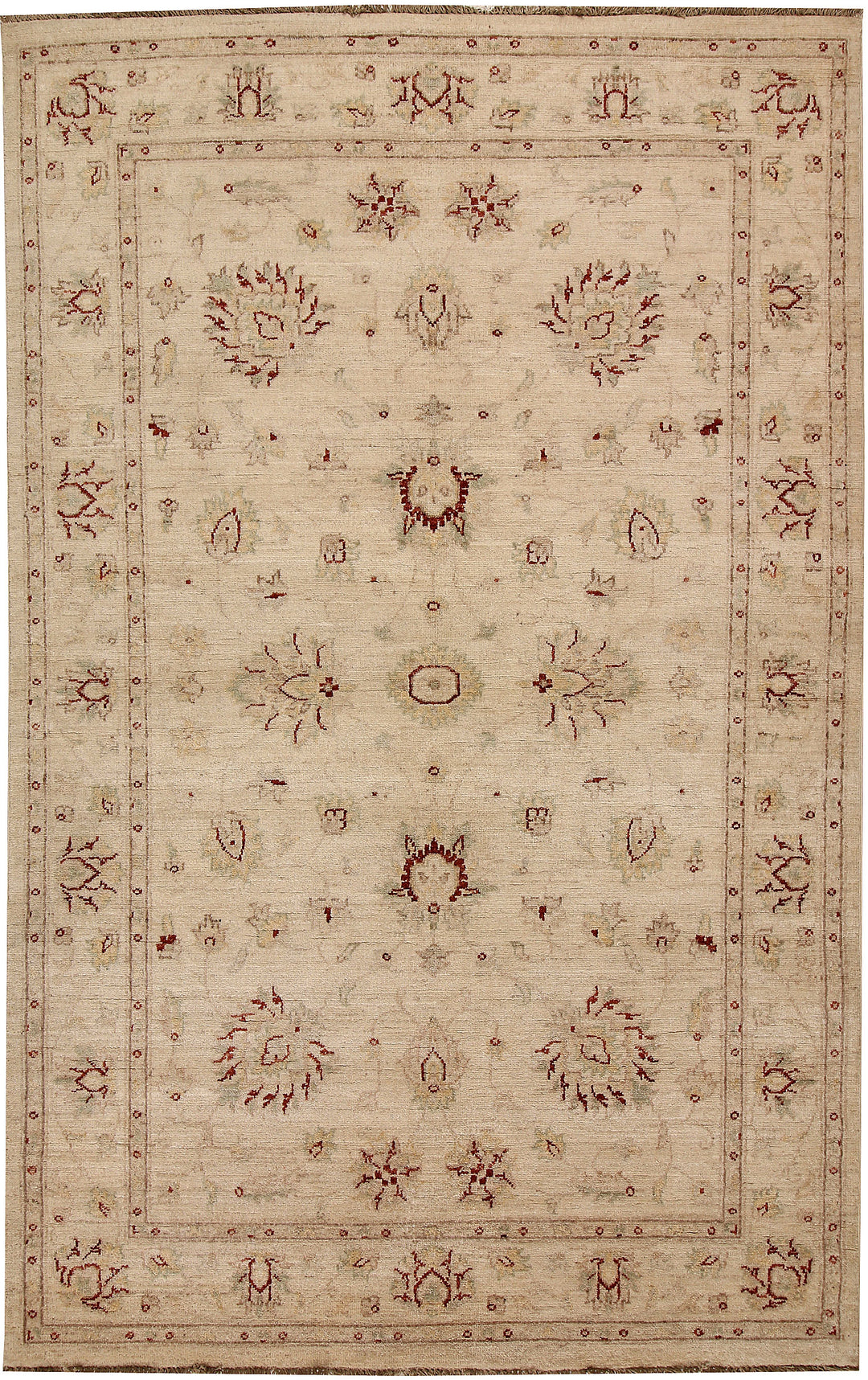 Tan Ziegler 4' 5 x 7' - No. 64564 - ALRUG Rug Store