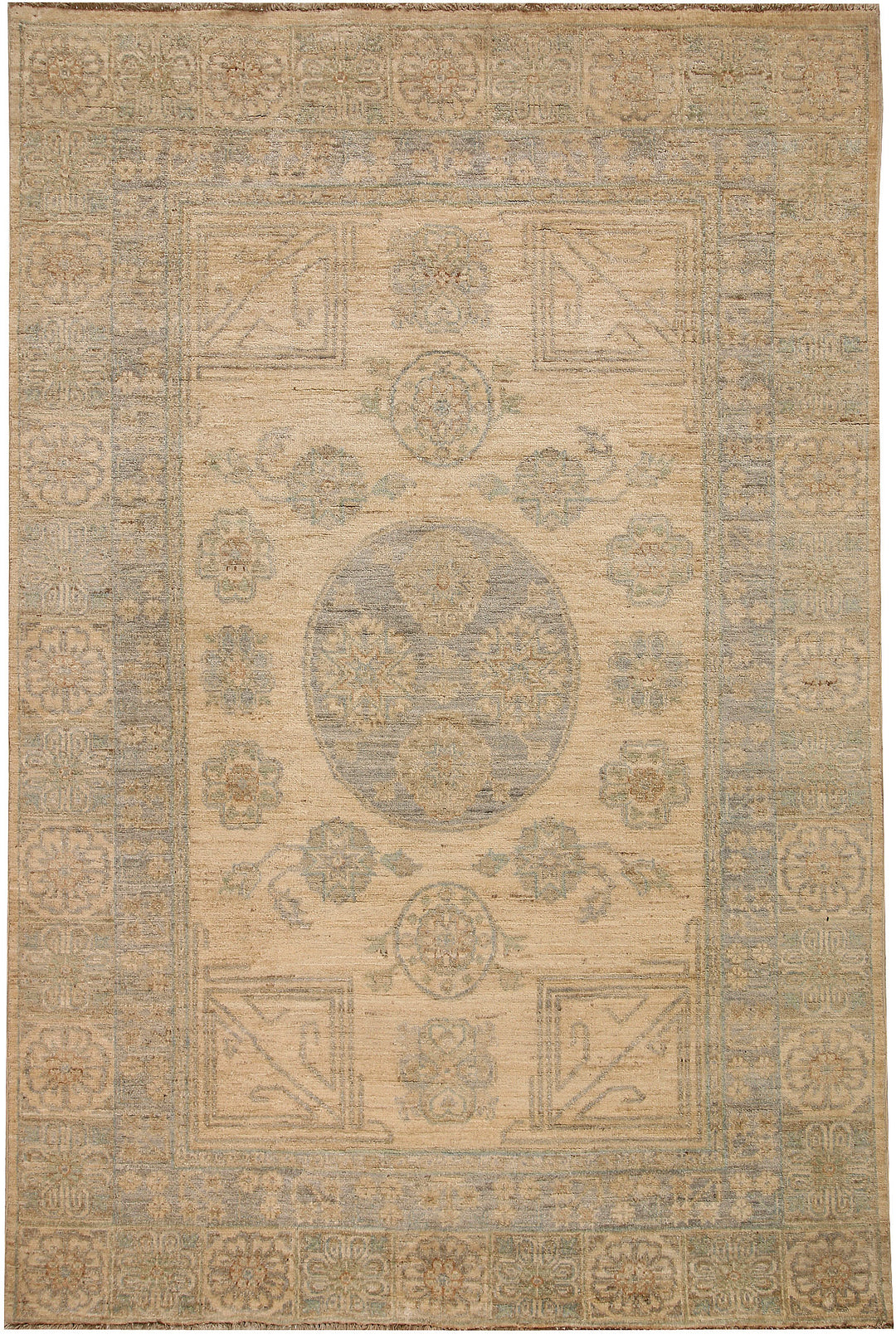 Tan Ziegler 4' 9 x 7' 1 - No. 64567 - ALRUG Rug Store