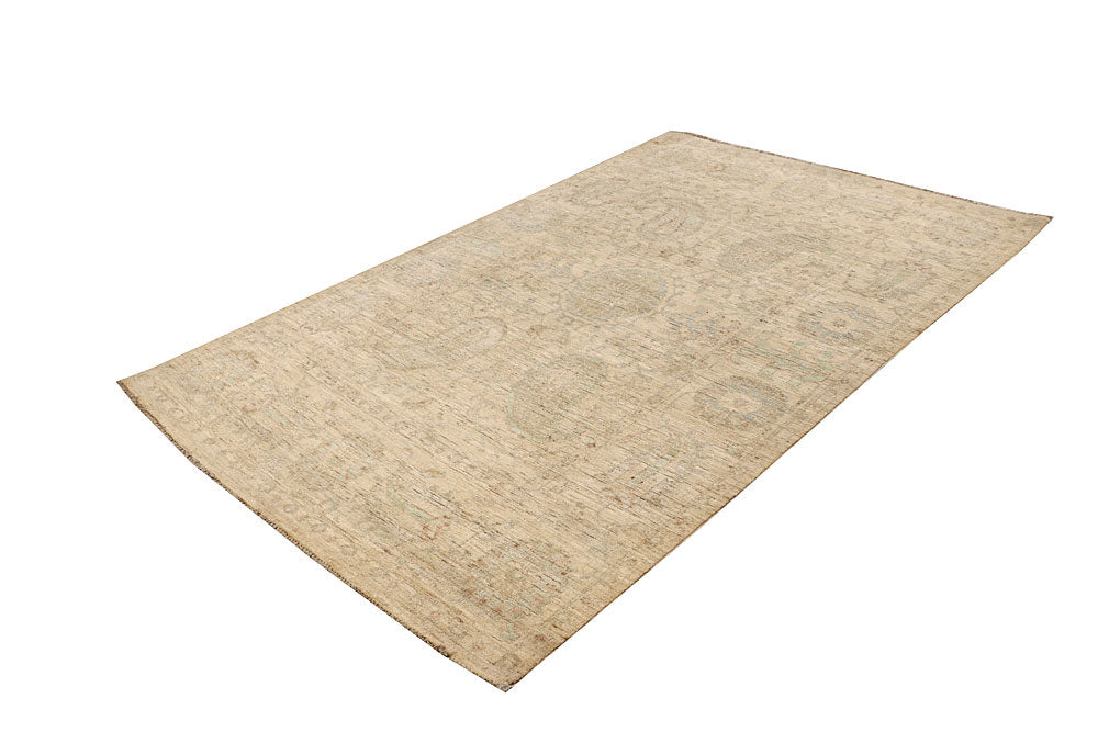 Tan Ziegler 4' 10 x 7' 6 - No. 64568 - ALRUG Rug Store
