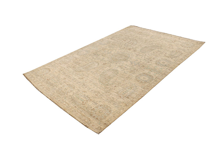 Tan Ziegler 4' 10 x 7' 6 - No. 64568 - ALRUG Rug Store