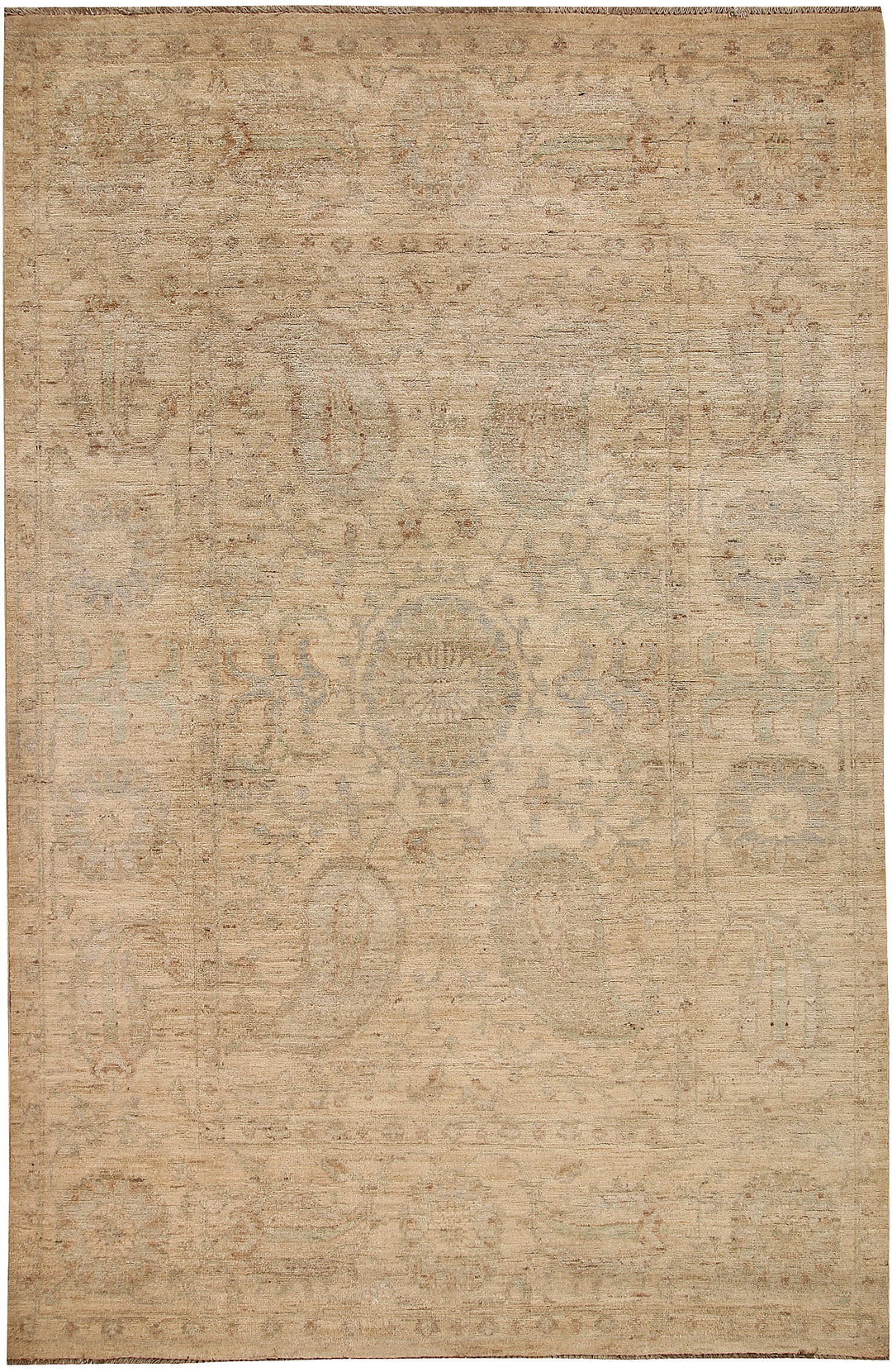 Tan Ziegler 4' 10 x 7' 6 - No. 64568 - ALRUG Rug Store