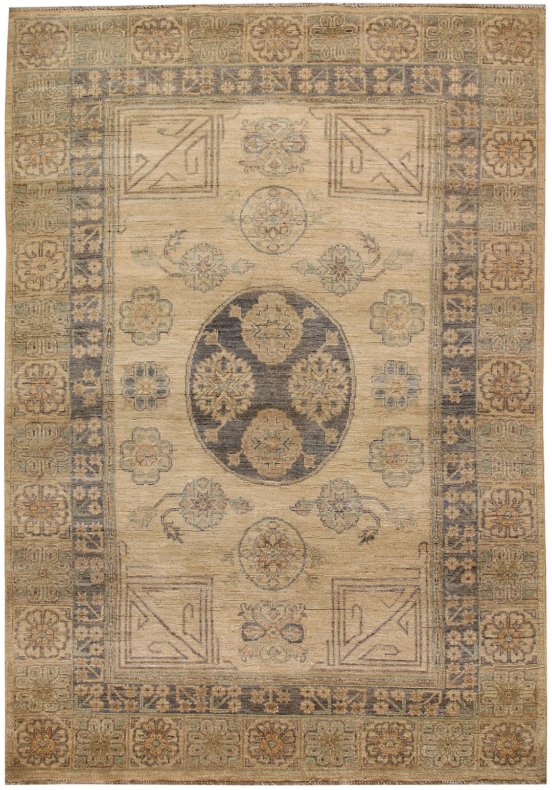 Tan Ziegler 4' 10 x 7' 1 - No. 64570 - ALRUG Rug Store