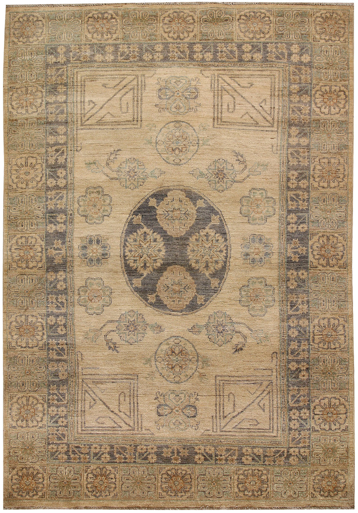 Tan Ziegler 4' 10 x 7' 1 - No. 64570 - ALRUG Rug Store