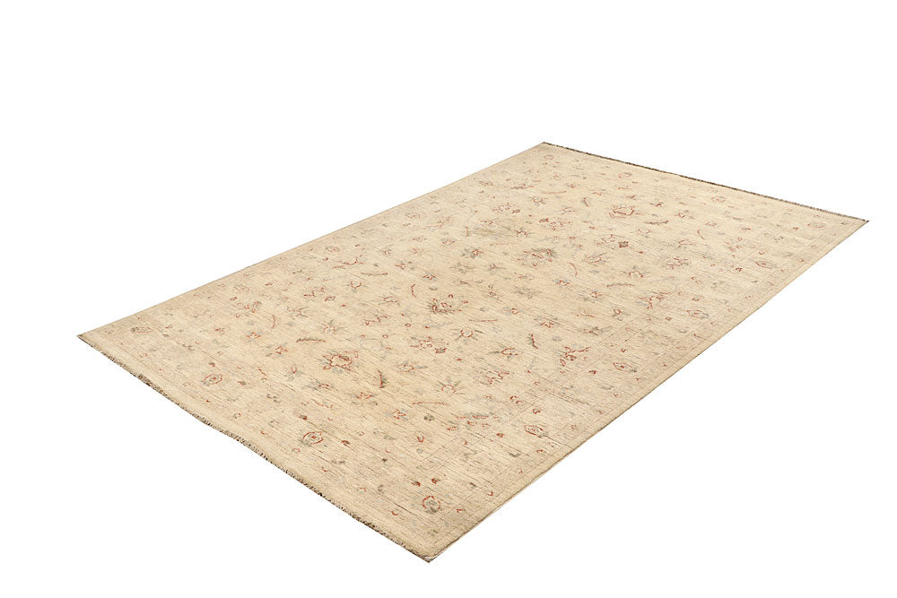 Tan Ziegler 4' 6 x 6' 11 - No. 64571 - ALRUG Rug Store